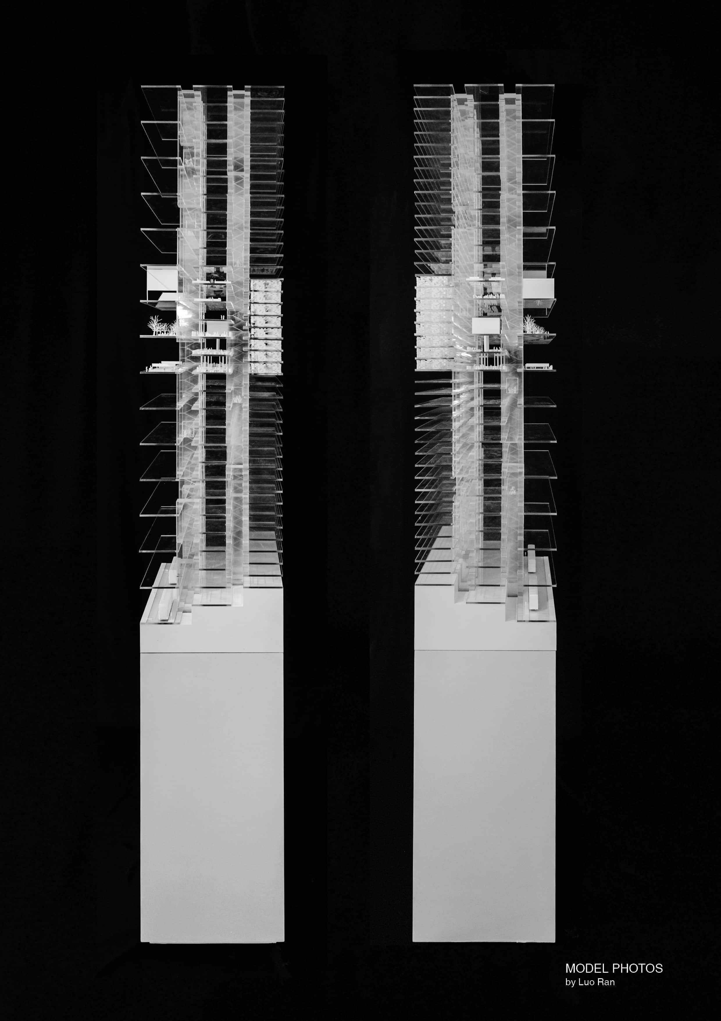 威尼斯国际建筑双年展｜香港塔楼A Hong Kong Tower模型（朱涛建筑工作室，2018）©罗然