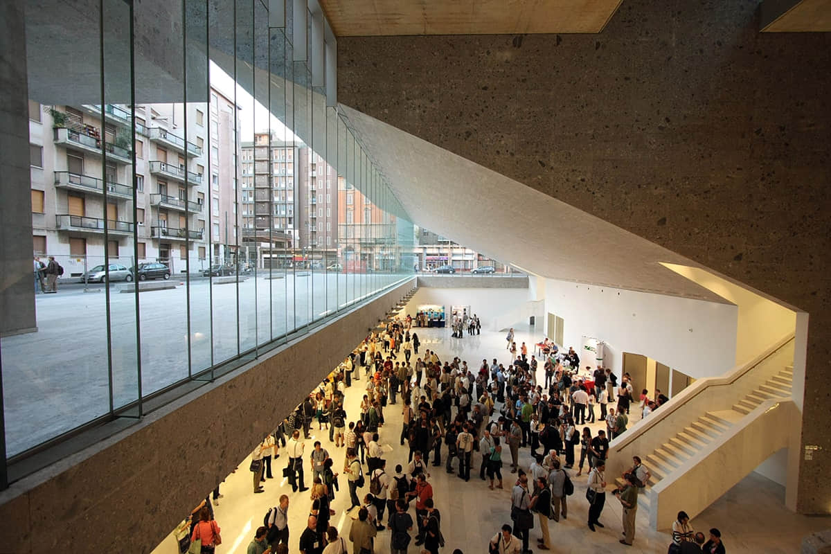 Luigi Bocconi University, 格拉夫顿建筑师事务所（Grafton Architects），意大利米兰 © Federico Brunetti