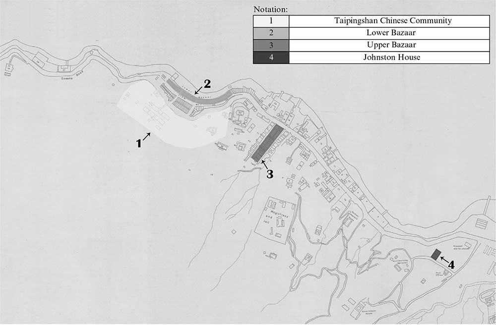 戈登绘制的第一版城市发展规划蓝图，1843年7月6日 ©️gwulo.com