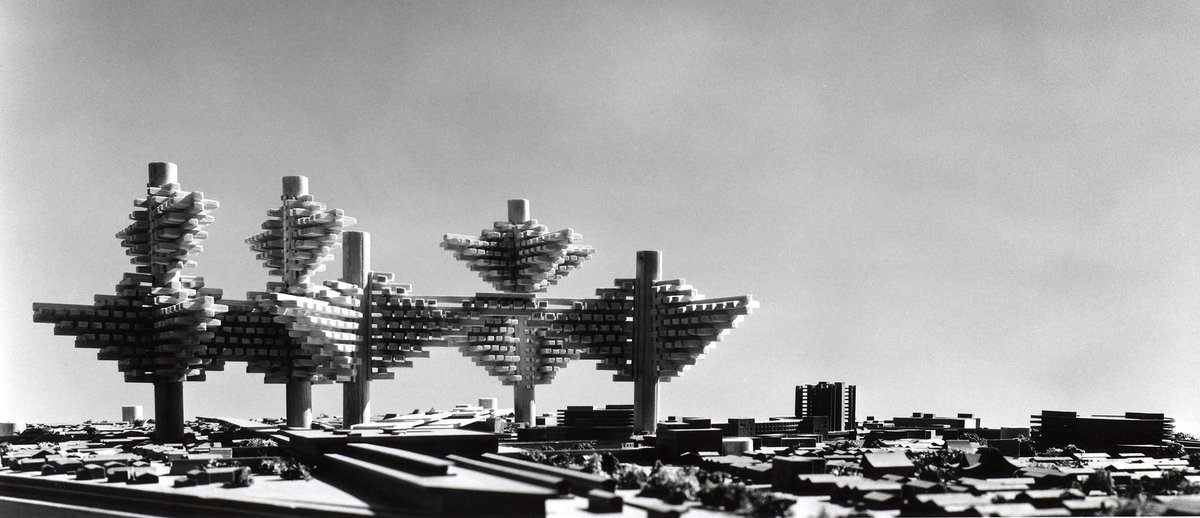 矶崎新，空中城市，东京计划，1960-1963