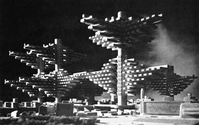 矶崎新，空中城市，东京计划，1960-3