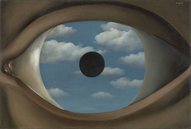 假镜子（Le faux miroir）, 1929 ©️René Magritte